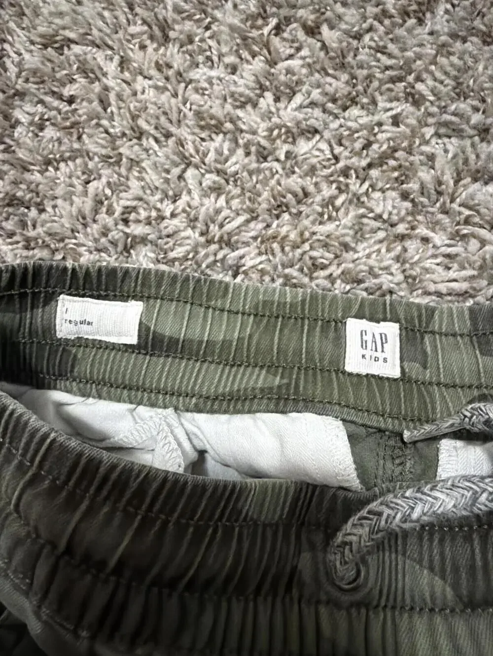 GAP Kids Boys Camouflage Pants Large